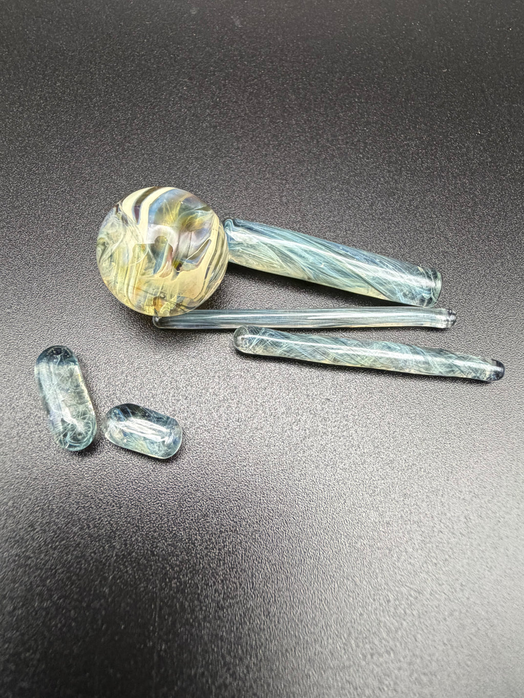 Black & Double Mai Tai Marble Set
