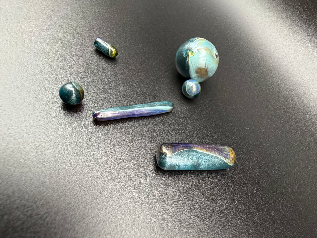 Two Greens Marble Set