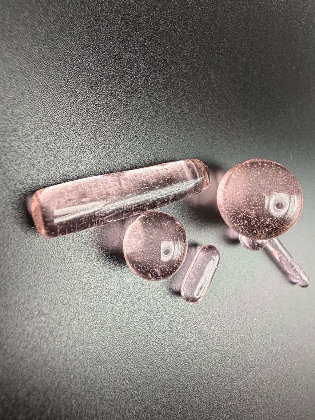 Clear Pink Marble Set