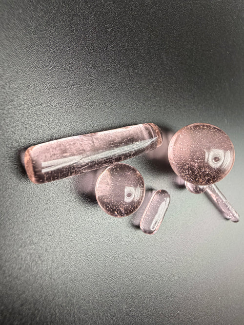 Clear Pink Marble Set
