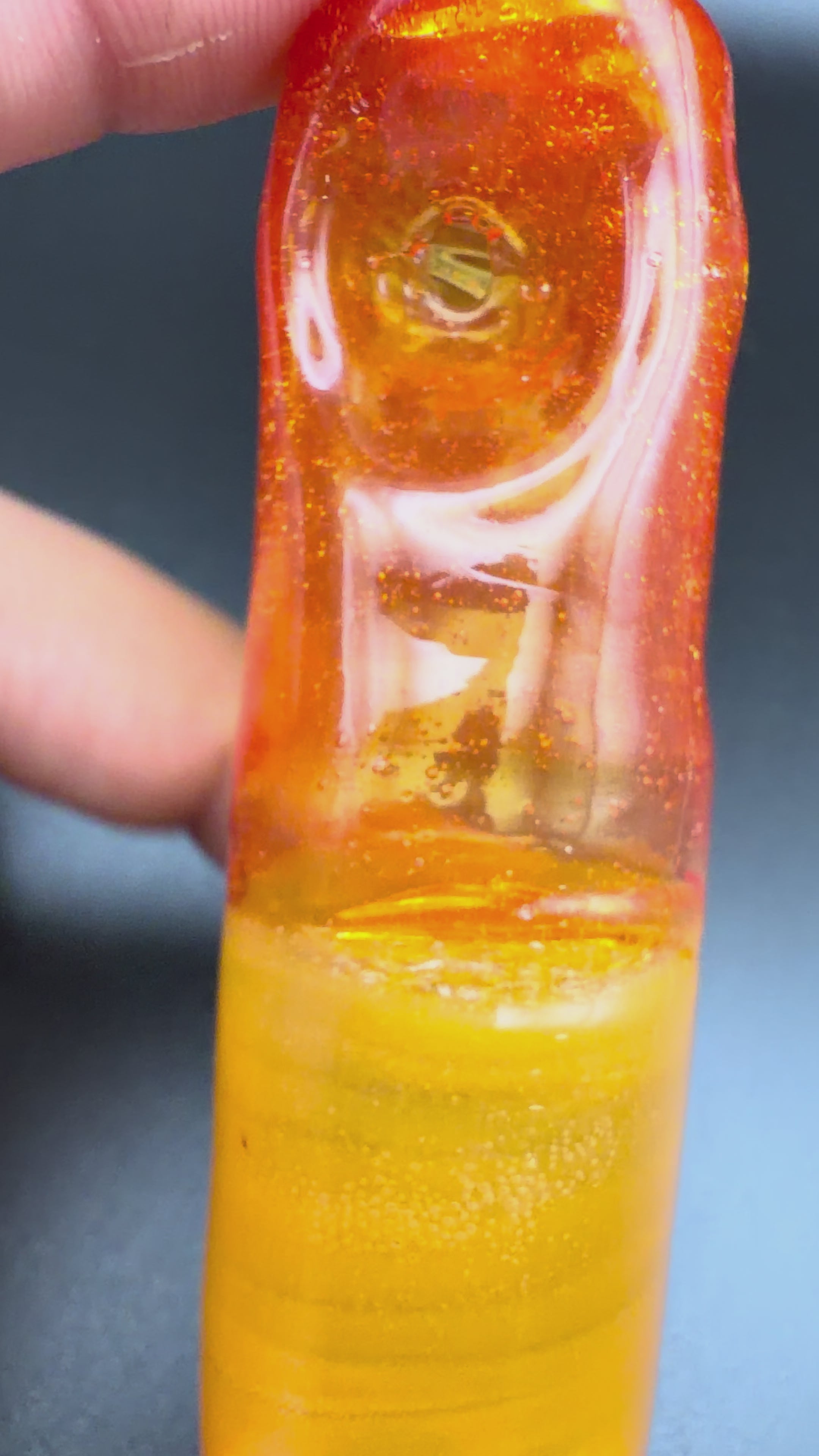 Orange Cylinder Pipe